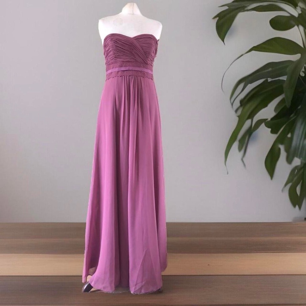 Debenhams Debut Dusky dark pink maxi dress 
Prom/Bridesmaid/Ball/Wedding
